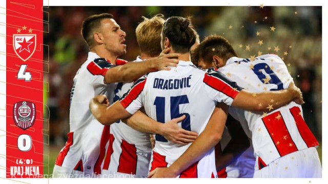Fotbal: CFR Cluj, învinsă de Steaua Roşie Belgrad cu 4-0, în play-off-ul Europa League