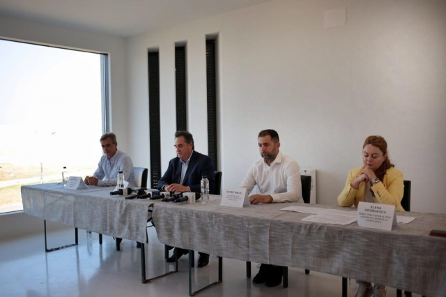 Conferinţa de presă privind consolidarea cetăţii Capidava