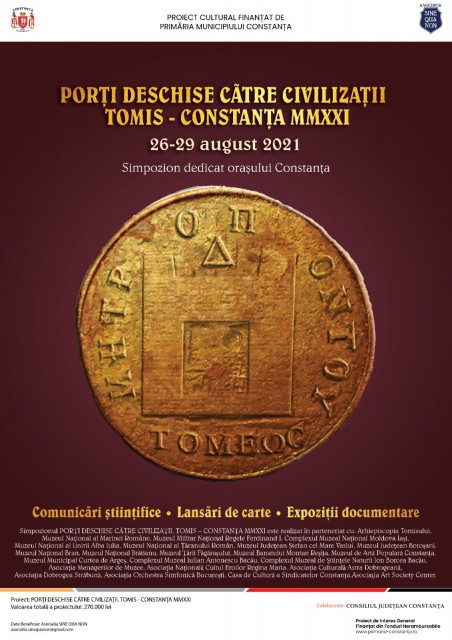 Simpozionul „Porți deschise către civilizații. Tomis – Constanța MMXXI”, organizat în perioada 26 – 29 august
