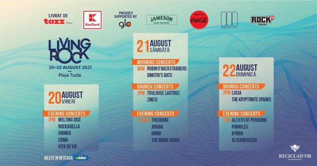 O nouă ediție Living Rock Festival, pe plaja Tuzla