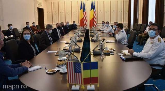 Ministrului Apărării și o delegație a Congresului SUA, discuţii despre securitatea în regiunea Mării Negre