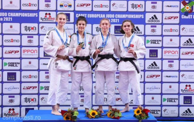 Judo: Vanessa Tolea, medaliată cu argint la Europenele de cadeţi