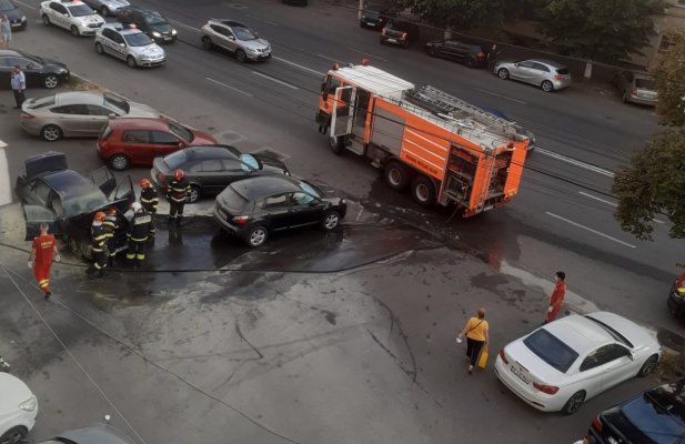 Zona DACIA 'inundată' cu FUM: Un CIELO a luat FOC! Video