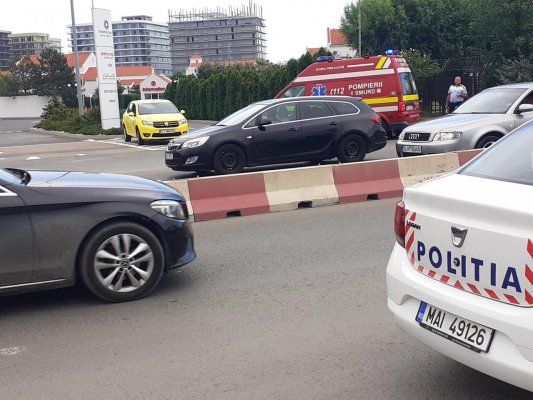 ACCIDENT rutier în Mamaia Nord. Un BICICLIST a fost RĂNIT