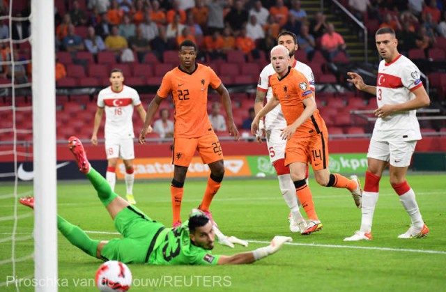 Fotbal: Olanda a surclasat Turcia cu 6-1, în preliminariile CM 2022