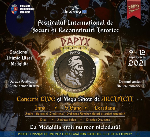 A patra ediție a Festivalului de Jocuri și Reconstituiri Istorice - DAPYX, Medgidia 2021, aproape de start