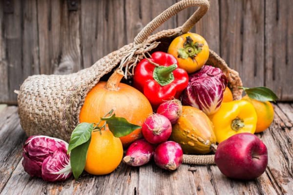 Dieta cu legume și fructe de toamnă