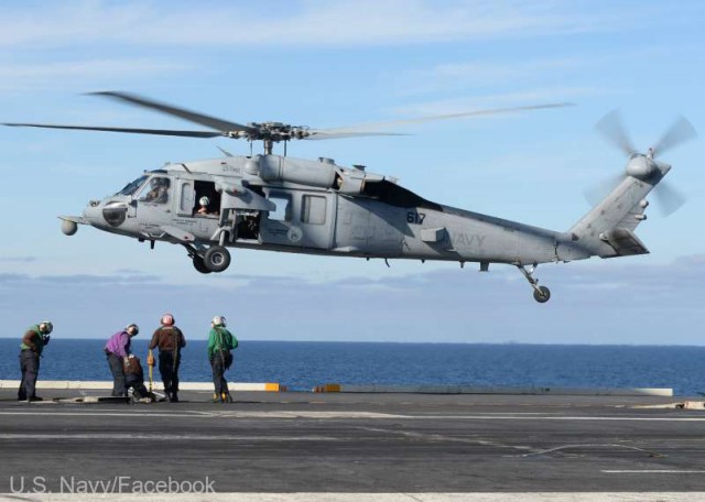 Elicopter prăbuşit în Pacific: Cinci membri ai echipajului daţi dispăruţi, declaraţi decedaţi