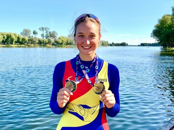 Simona Radiș, aur și record mondial, în proba de simplu vâsle feminin, la Europenele de Canotaj Under 23