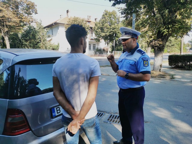Acțiune desfășurată de polițiștii rutieri VIDEO