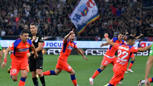 FCSB - Academica Clinceni 3-2. Vicecampioana câștigă și urcă pe podiumul Ligii 1