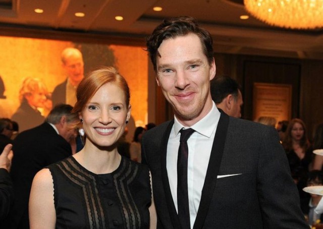 Jessica Chastain şi Benedict Cumberbatch, printre actorii recompensaţi la Festivalul de Film de la Toronto