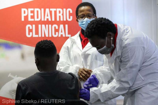 Agenţia Medicamentului din Africa de Sud a aprobat administrarea vaccinului anti-COVID Pfizer la copiii peste 12 ani