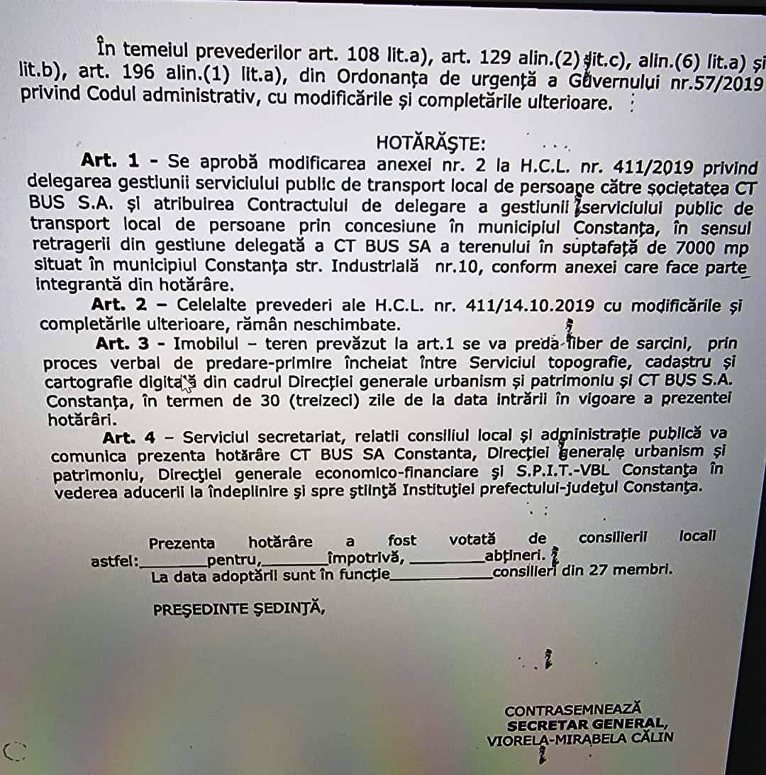 PRIMĂRIA Constanța face DEMERSURI pentru RELOCAREA Registrului Auto Român PRIMĂRIA Constanța face DEMERSURI pentru RELOCAREA Registrului Auto Român