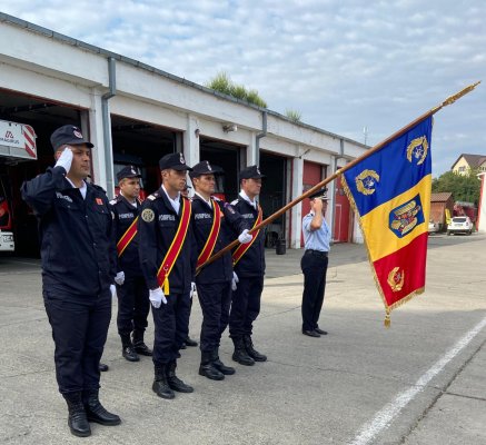 Militari avansați în grad, la ISU „Delta“ Tulcea