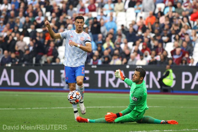 Fotbal: Manchester United învinge cu 2-1 pe West Ham în Premier League
