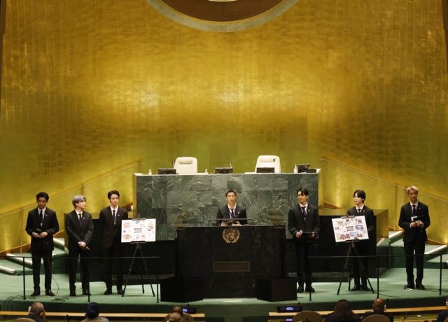 Trupa de K-pop sud-coreeană BTS a pledat la ONU pentru dezvoltare durabilă