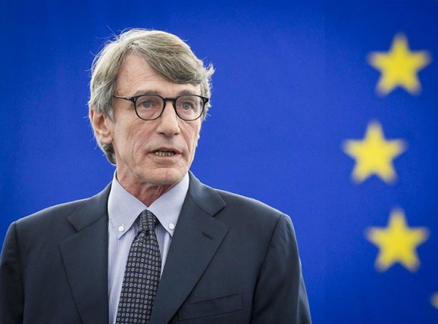 Un ultim omagiu al Parlamentului European fostului său preşedinte David Sassoli, un 