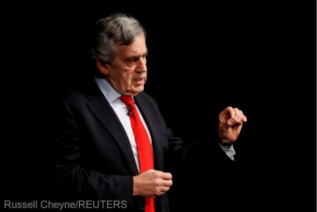 Fostul prim-ministru britanic Gordon Brown, numit ambasador al OMS