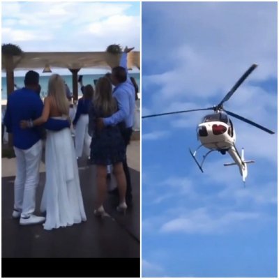 Gigi CHIRU, o nouă AROGANȚĂ: A plătit un pilot să-i arunce un trandafir din elicopter soției VIDEO