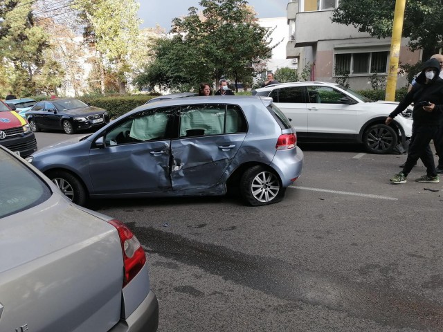Accident RUTIER în zona GEAMIEI din Tomis NORD