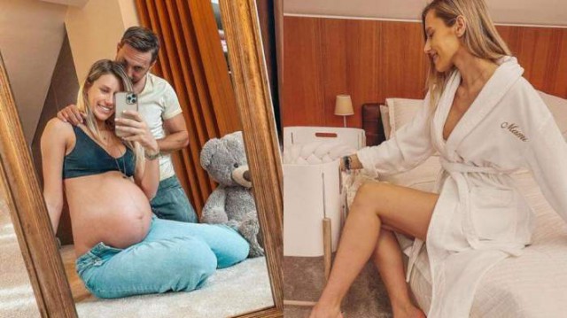 Gabriela Prisăcariu s-a pozat doar în sutien, după ce a născut