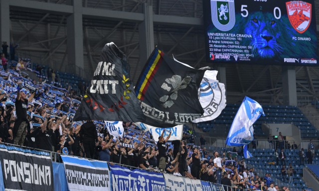 Universitatea Craiova, FCSB și UTA Arad, amendate de FRF după ultimele meciuri din Liga 1
