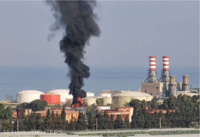 Liban: Incendiu la o instalaţie petrolieră din sudul Libanului