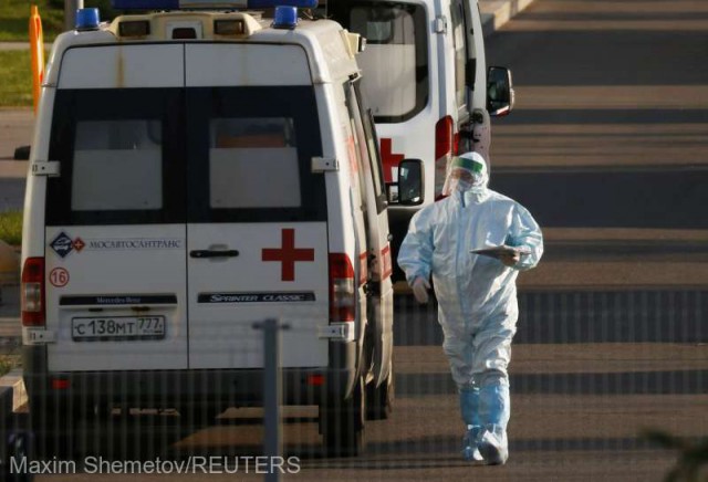 Coronavirus: Rusia raportează un număr record de decese asociate COVID-19 în 24 de ore