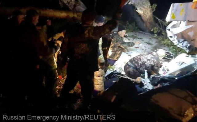 Un avion rusesc s-a prăbuşit în regiunea Tatarstan