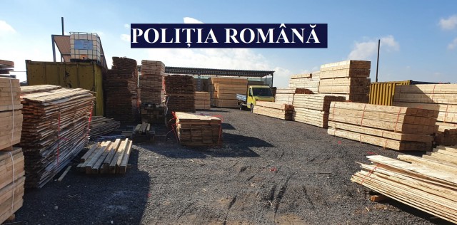 RAZII ale POLIŢIEI TRANSPORTURI! LEMN CONFISCAT în valoare de 28.500 de lei