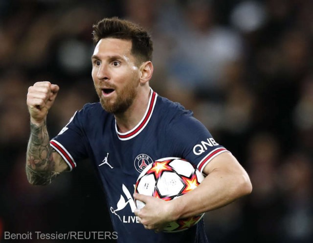Fotbal: Messi, cu o 'dublă', a adus victoria lui PSG cu RB Leipzig (3-2), în Liga Campionilor