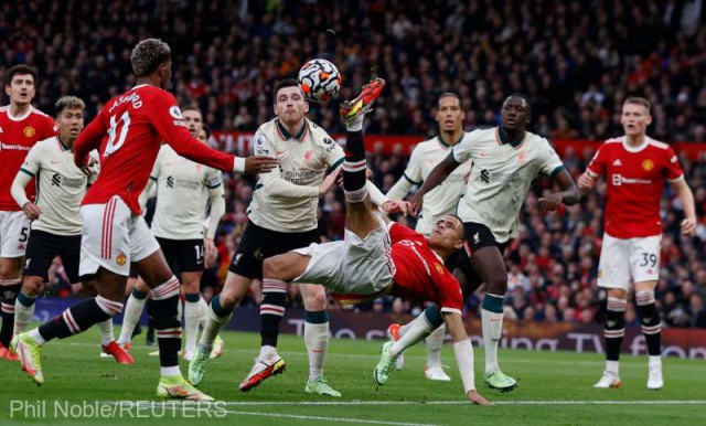 Fotbal: Liverpool a surclasat-o cu 5-0 pe Manchester United pe Old Trafford