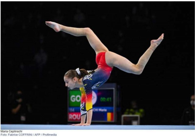 Gimnastică artistică: Maria Ceplinschi s-a calificat în finalele de la individual compus şi sol la Mondiale