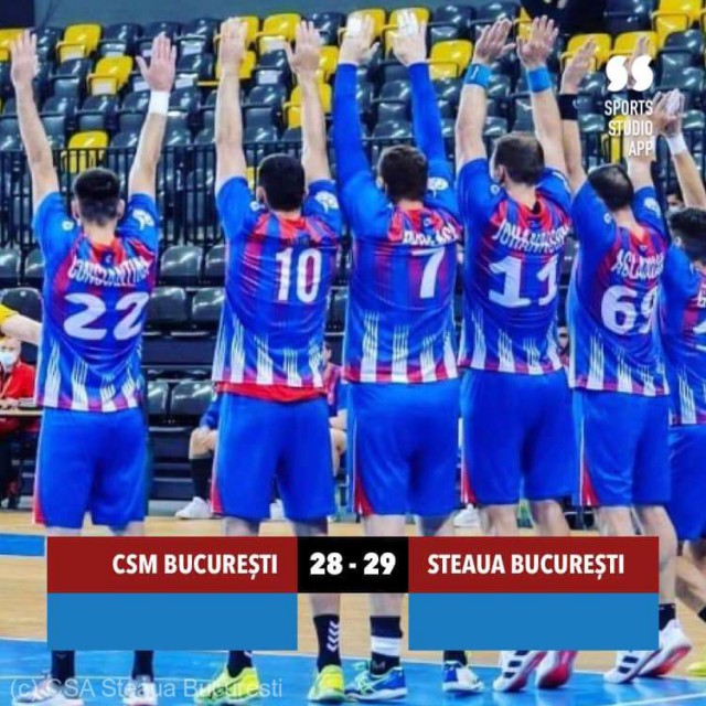 Handbal masculin: CSA Steaua a câştigat derby-ul cu CSM Bucureşti, în Liga Naţională