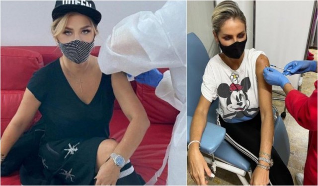 Loredana şi Andreea Bănică s-au vaccinat cu a treia doză împotriva COVID