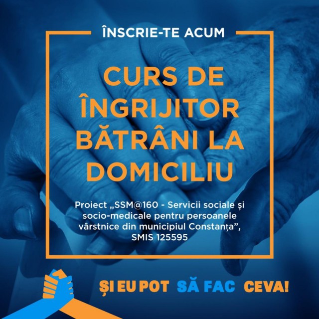 DGAS Constanța organizează curs îngrijitor bătrâni la domiciliu
