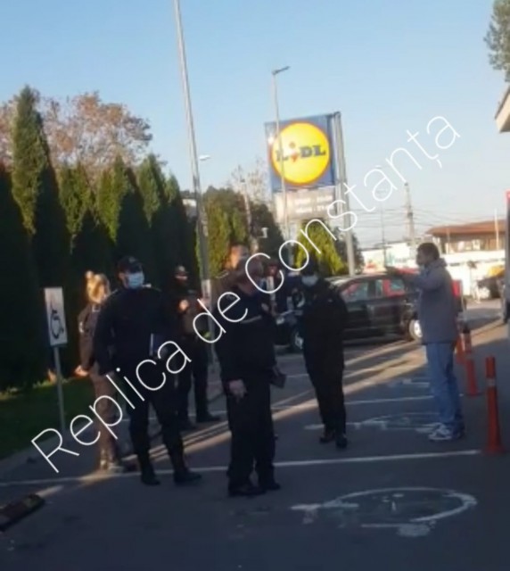 SCANDAL în Tomis III! Un BĂRBAT către poliţiştii locali: SECURIȘTILOR! video