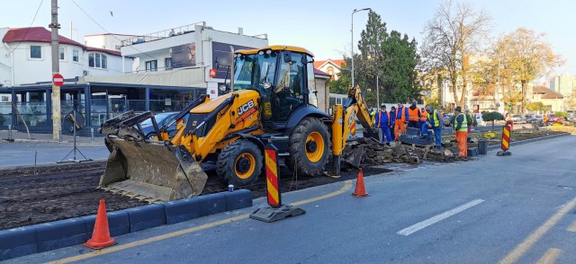 Atenție, șoferi! Circulația rutieră, reorganizată la intersecția bd. Mamaia cu străzile Nicolae Iorga și Renașterii