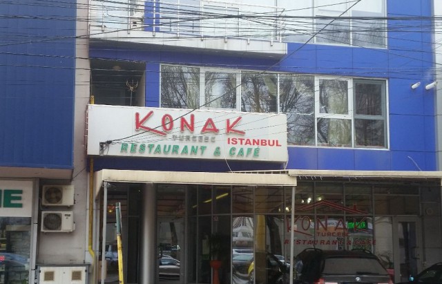 Restaurantul KONAK, în FLĂCĂRI