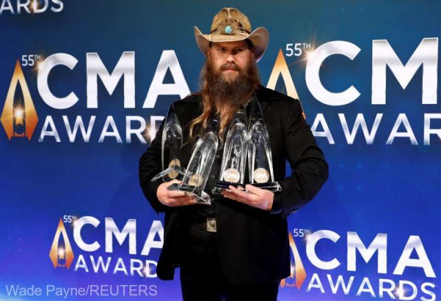 Cântăreţul Chris Stapleton, marele câştigător la Country Music Association Awards 2021