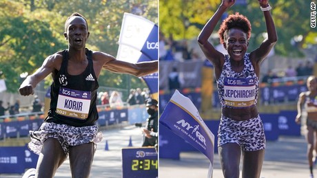 Atletism: Kenyenii Albert Korir şi Peres Jepchirchir au câştigat Maratonul de la New York