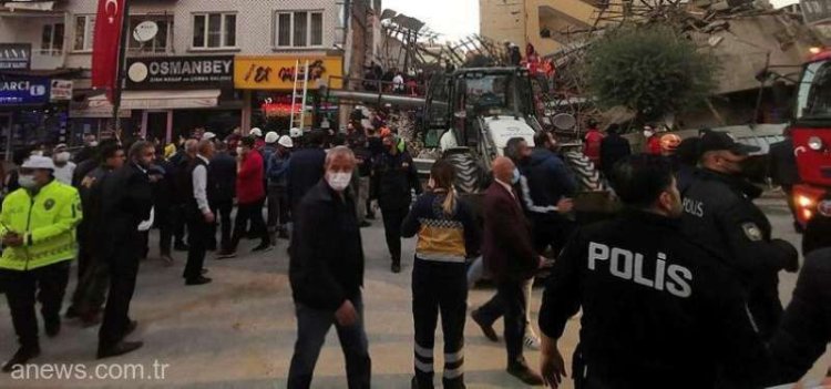 Turcia: Zece persoane, prinse sub dărâmături după prăbuşirea unui imobil comercial la Malatya