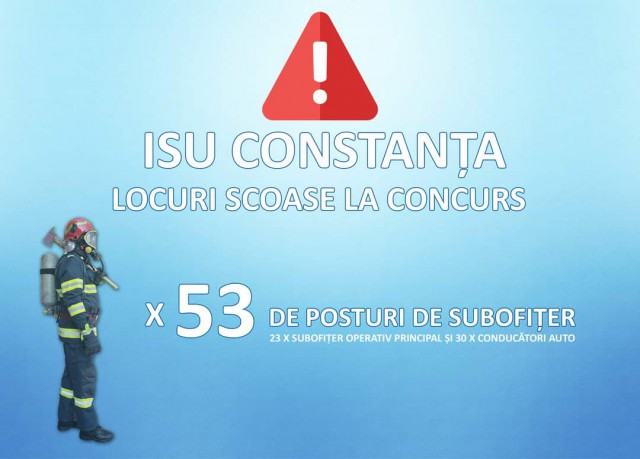 ISU Dobrogea face ANGAJĂRI. Vezi POSTURILE DISPONIBILE!
