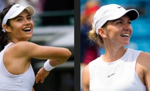 Iubitorii 'sportului alb', tot mai aproape de un posibil duel Simona Halep - Emma Răducanu