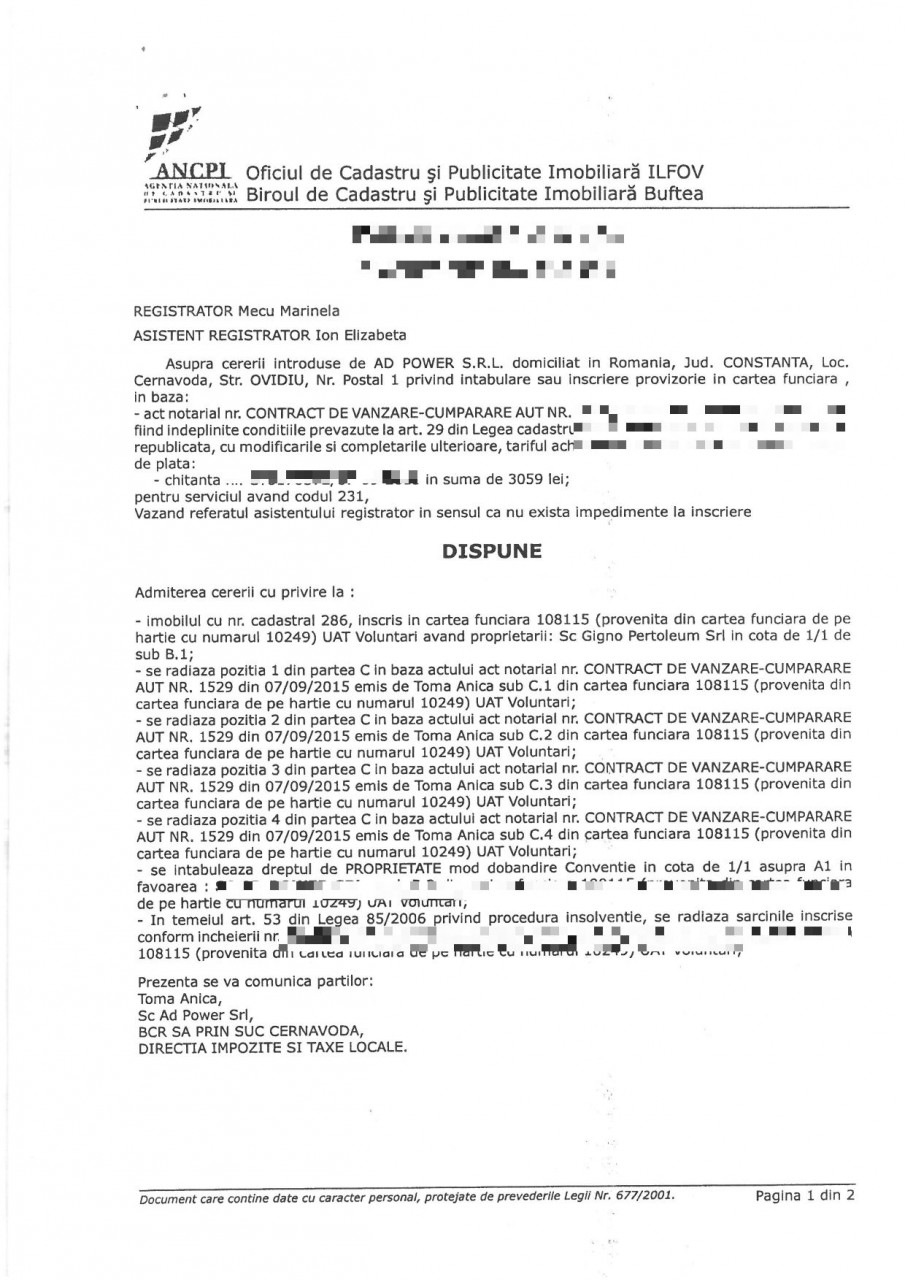 Mugurel Pană, JONGLERII FINANCIARE cu un teren în VALOARE de 1 milion de EURO Mugurel Pană, JONGLERII FINANCIARE cu un teren în VALOARE de 1 milion de EURO
