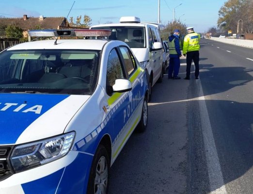 Acțiune a polițiștilor pentru verificarea legalității transporturilor