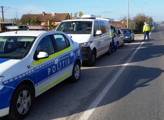 Sancțiuni aplicate de polițiști privind executarea lucrărilor în zona drumului public