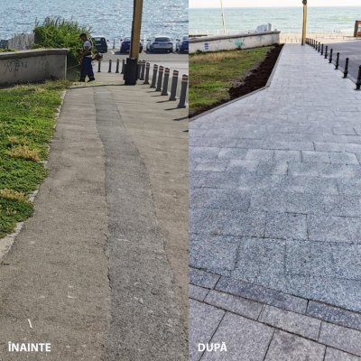 Zonele pietonale din Peninsulă, reabilitate