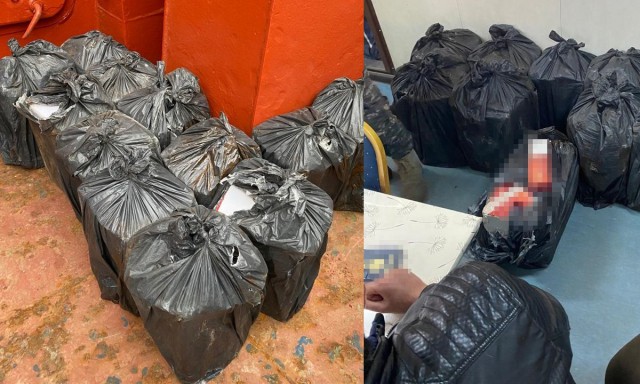 Țigări de CONTRABANDĂ, descoperite de polițiștii de frontieră în Portul Constanța